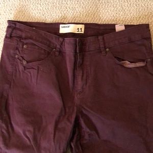 Maroon jeans
